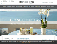 Tablet Screenshot of grand-hotel-cannes.com